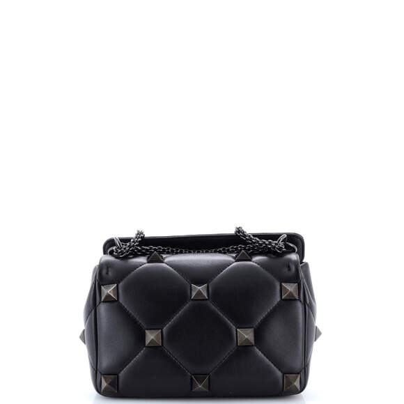 Valentino Garavani Medium Roman Stud Flap Bag Quilted Leather - Picture 3 of 6